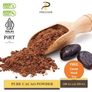 Bubuk Kakao Murni / Finest Natural Cacao Powder - Fermented | Non Alkalize | Organic | Sugar Free - 100g & 250g