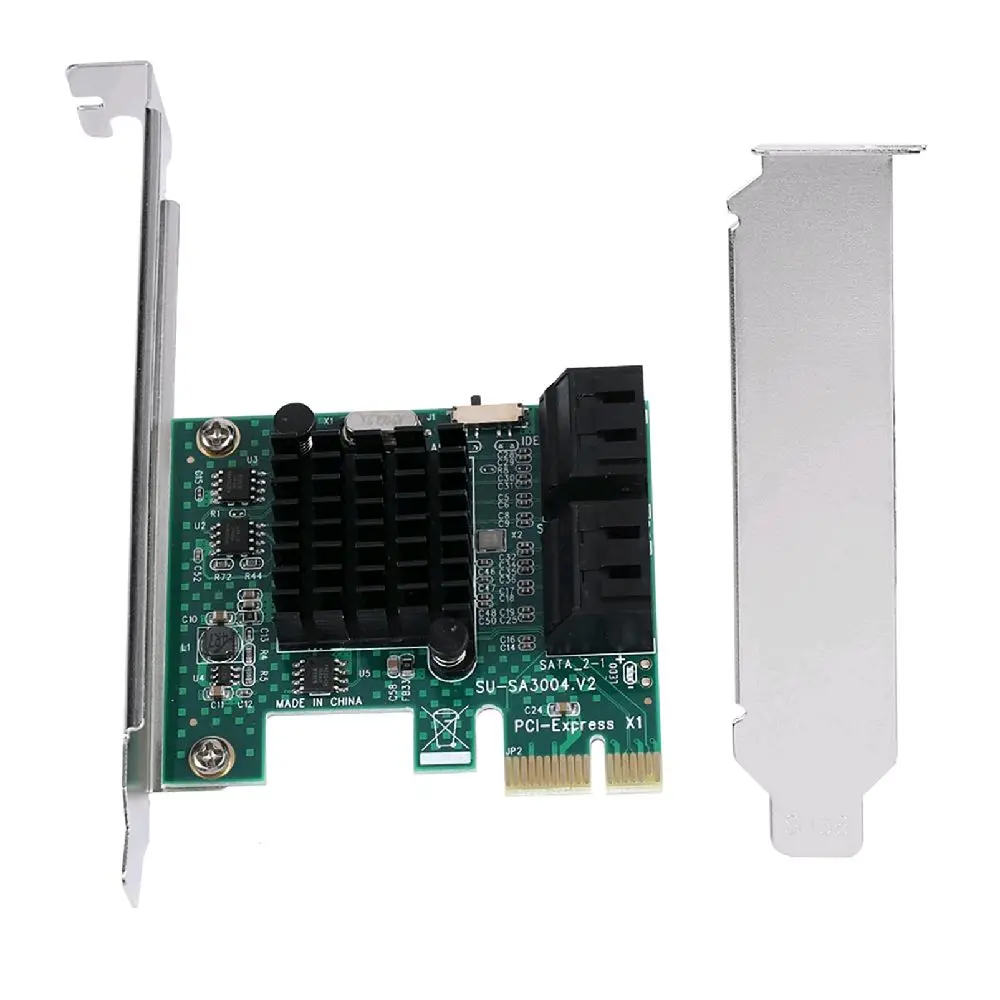 PCI EXPRESS SATA III 4 PORT WITH LOW PROFILE BRACKET / PCIE SATA III