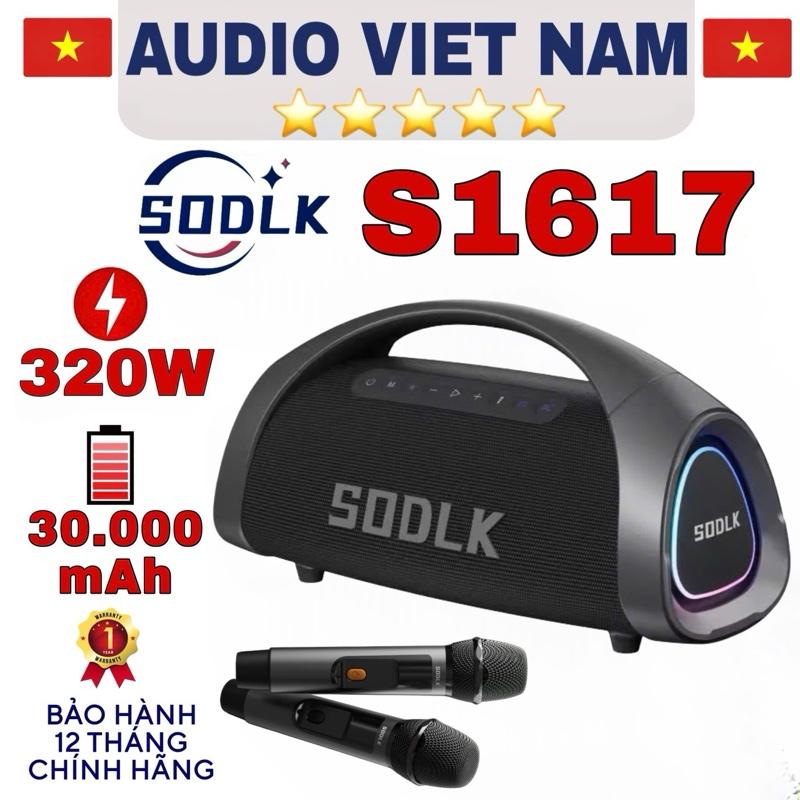 LOA SODLK S1617 | loa Bluetooth sodlk s1617 công suất khủng 320w chống nước pin 30.000mah | cấu hình 3 đường tiếng | bluetooth
