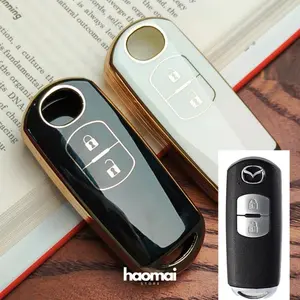 Sarung Kunci Mazda 2 CX-3 CX-5 CX-7 Mazda 6 TPU Cover Casing Soft Case Silikon Remote Gantungan Kunci