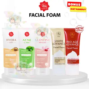 Viva Bright Facial Foam Glowing Bright 100ml Sabun Cuci Muka Mencerahkan & Anti Aging dengan Niacinamide & Collagen