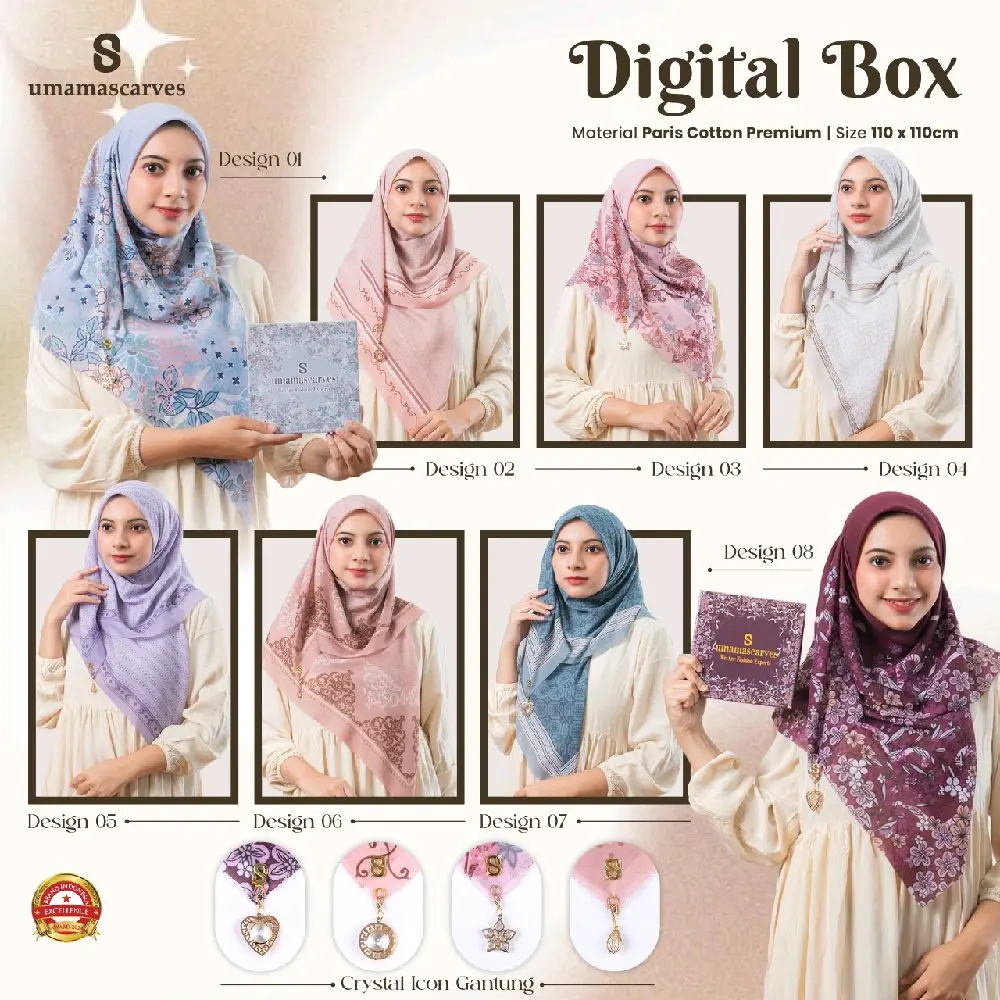 paket hijab umama scarves paket (2random)
