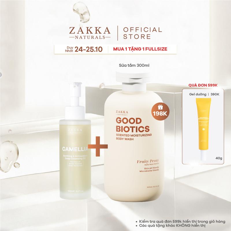 Dầu Tẩy Trang Zakka Naturals Soothing & Antioxidant Deep Cleansing Oil 100ml