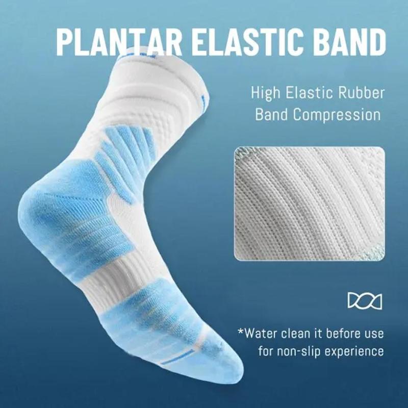 Product Introduction of Basketball Socks Professional Sports Socks Moisture Sports Towel Socks Men Mid-Tube Breathable V0G7 22