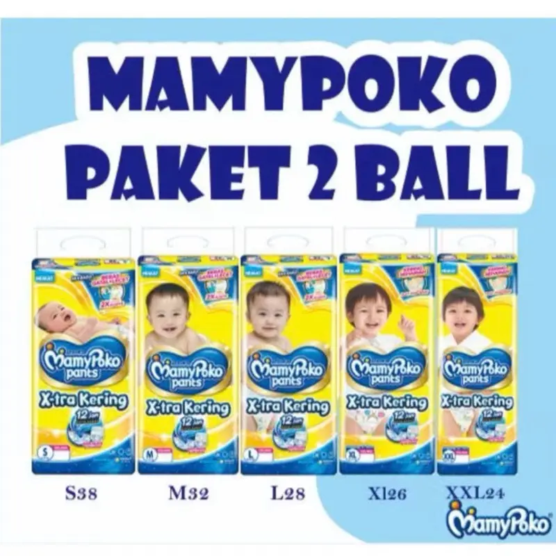 PROMO!!! ( popok bayi MAMY POKO 2ball dan 1ball) size lengkap pengiriman dari KEDIRI JATIM