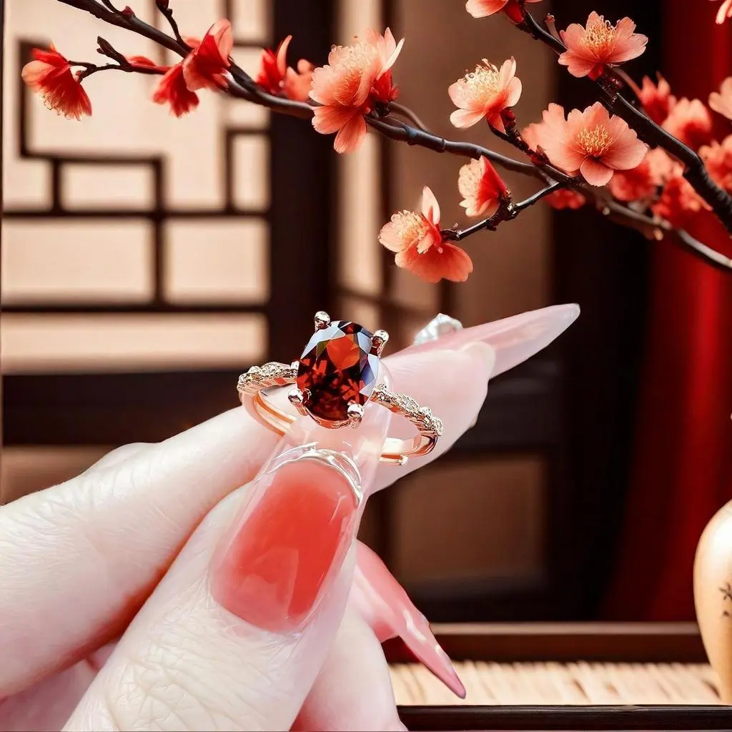 C055- 7Hari UJI COBA  tidak pudar ouzi cincin  Wanita elegant high quality  jewelry original store cantik elegan lapis anti karat anti luntur anti berubah warna garansi 1 tahun  COD
