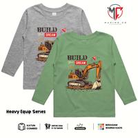 Gambar MAXIMO.CO Kaos Anak Build Your Dream Lengan Panjang Bahan Katun Combed Usia 3-12 Tahun Fashion Anak Premium Nyaman - Putih, M ( 10 - 15 kg ) dari Maximo Clothing Store Kab. Bandung 1 Tokopedia