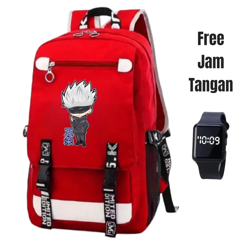 TAS SEKOLAH ANAK FREE JAM TANGAN - RANSEL SEKOLAH ANAK LAKI LAKI - BACKPACK KEREN UNTUK ANAK COWOK - TAS SEKOLAH ANAK SD LAKI LAKI - TAS SEKOLAH UNTUK ANAK TK COWOK - RANSEL SEKOLAH ANAK TERBARU - TAS BAHU ANAK - TAS PUNGGUNG ANAK - TAS NGAJI 1