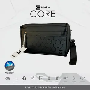 Echelon CORE Exclusive Tas Selempang Pria Multifungsi Clutchbag Handbag Waterproof