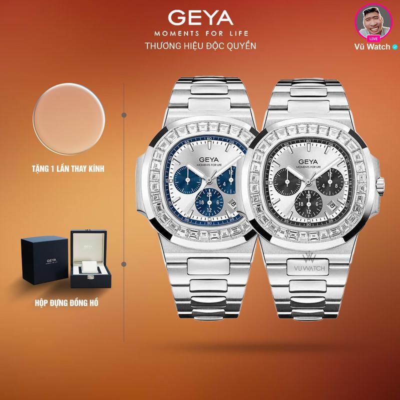 Đồng hồ cơ nam GEYA G78157 [s4042] | Tặng 1 chiếc nhẫn, 1 hộp đựng & 1 lần thay kính miễn phí