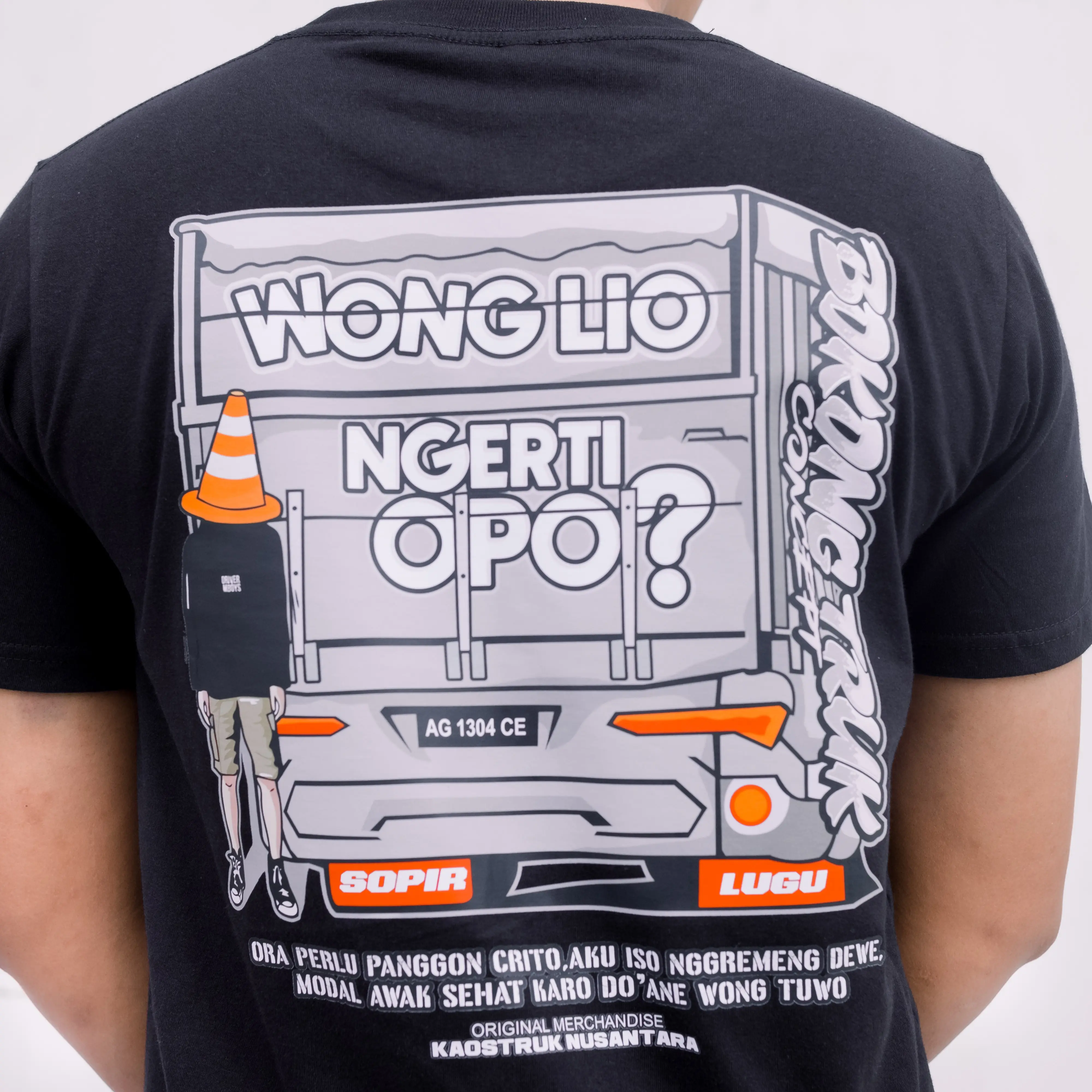 Kaos Truk Kaos Kata Kata Truck concept  Katun Combed Sablon
