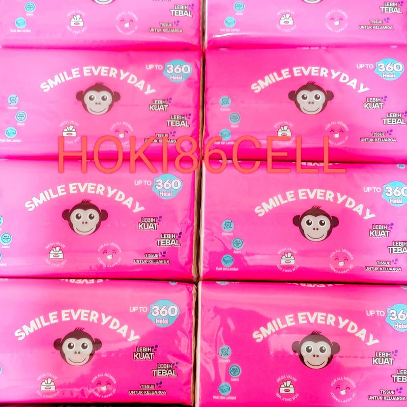 (12 PACK) TISSUE SMILE EVERYDAY Titasoft 360 helai 2 ply tisu 3