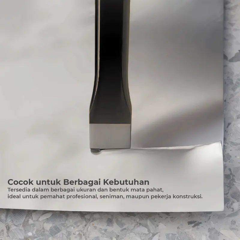 ALLEFIX Pahat Batu Ukuran 25 MM Kinerja Tahan Lama Desain Kuat & Tahan Lama Baja Krom Vanadium - 6833 1