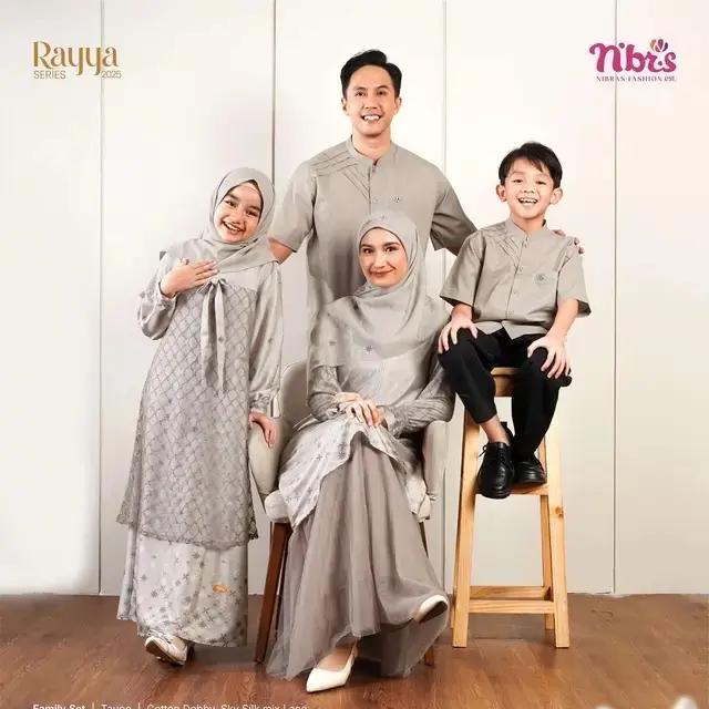 SARIMBIT NIBRAS JELITA TAUPE RAYYA SERIES 2025 TERBARU 0