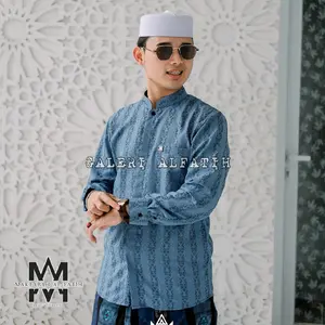 ALFATIH - {New Motif Best seller ramadhan 2026} Kemko Jaguar Adzrumi Batik Bahan katun motif timbul kemko sultan jaguar koko sultan embos baju taqwa