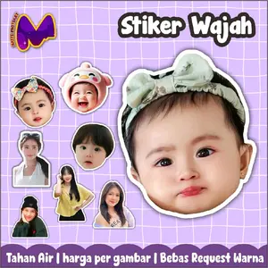 Stiker Wajah Aja Custom Stiker Murah Stiker Helm Stiker HP Stiker Motor Stiker Mobil