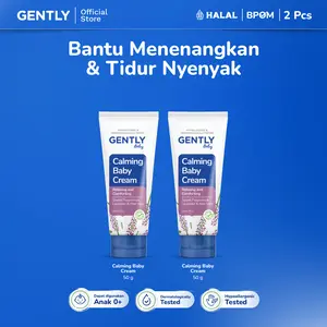 GENTLY Baby Calming Baby Cream 2 pcs  | Krim untuk Bayi Newborn - Perlengkapan Bayi Baru Lahir