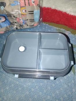 Product Review of 2IN1 KOTAK MAKAN SET !!! Tempat Makan 2 Tingkat 3 Sekat Anti Tumpah Dengan Tas Bekal Bermotif I Lunch Box Susun Free Sendok Garpu Portable I BPA Free from r**a 0