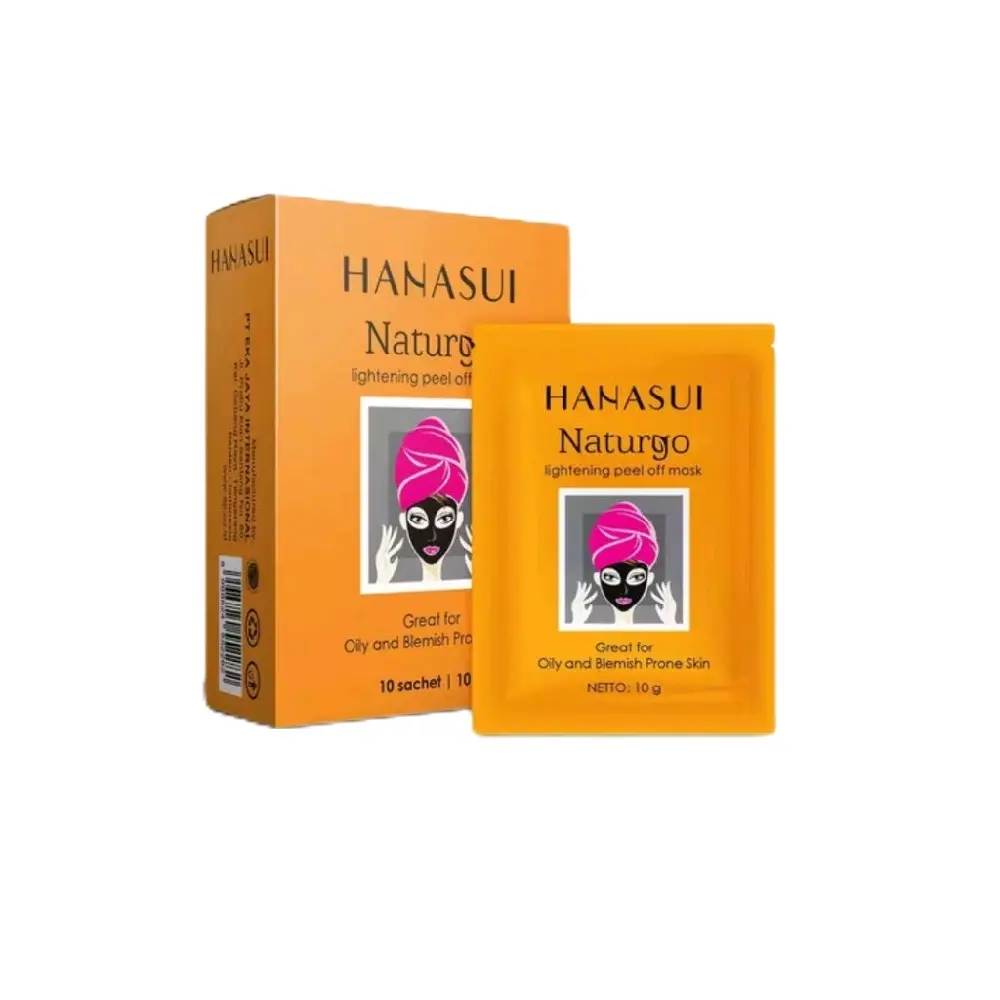 Hanasui Natur Go Mask | Masker Naturgo Hanasui 1 Box isi 10pcs