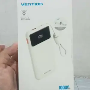 Vention CCC Powerbank X Series Built-in Cable Fast Charging 10000mAh 20000mAh LED Display Fast Charging 22.5W