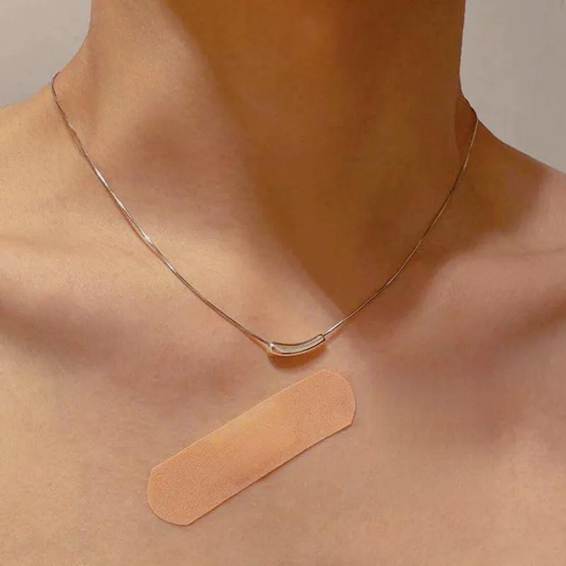 Vòng Cổ Mặt Dây Chuyền, Thiết Kế Đơn Giản, Thời Trang, Cá Tính, Thanh Lịch, Phong Cách Độc Đáo, Thiết Kế Đẹp, Dây Chuyền Xương Đòn