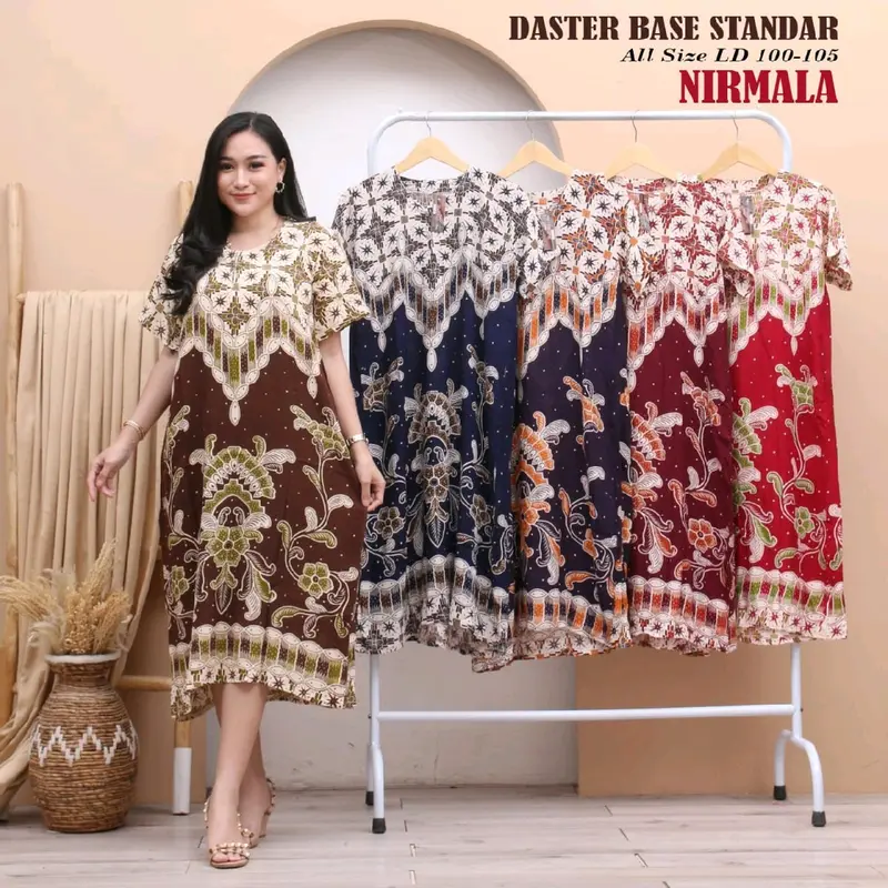 Paket 5pcs daster base standar busui rayon 0