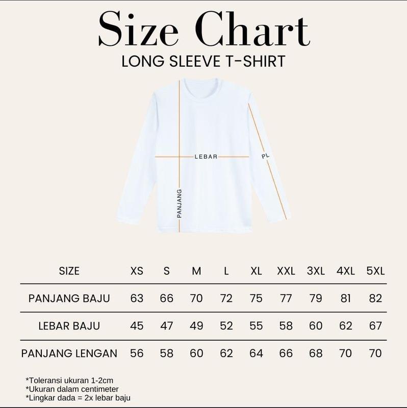 kaos lengan panjang JM PTD konser sablon lengkap Combed 30s 5