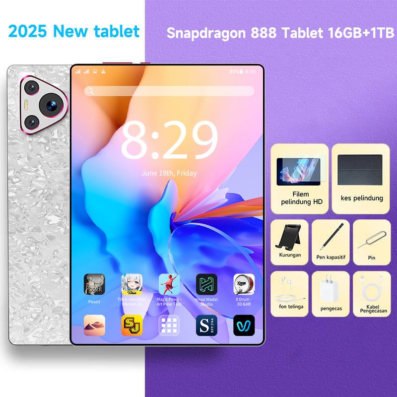 2025 komputer tablet baru M66 ProMax 5G perlindungan mata ultra jelas ...