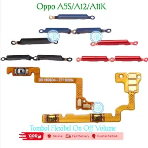 Tombol Fleksibel On Off Volume Untuk Oppo A5S A12 A11K Flexibel On Off Tombol Power On Off Volume Tombol Luar Pernik Rubber Keyped