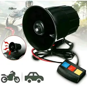 Klakson Sirine Patwal 3 Suara Motor Mobil 12v