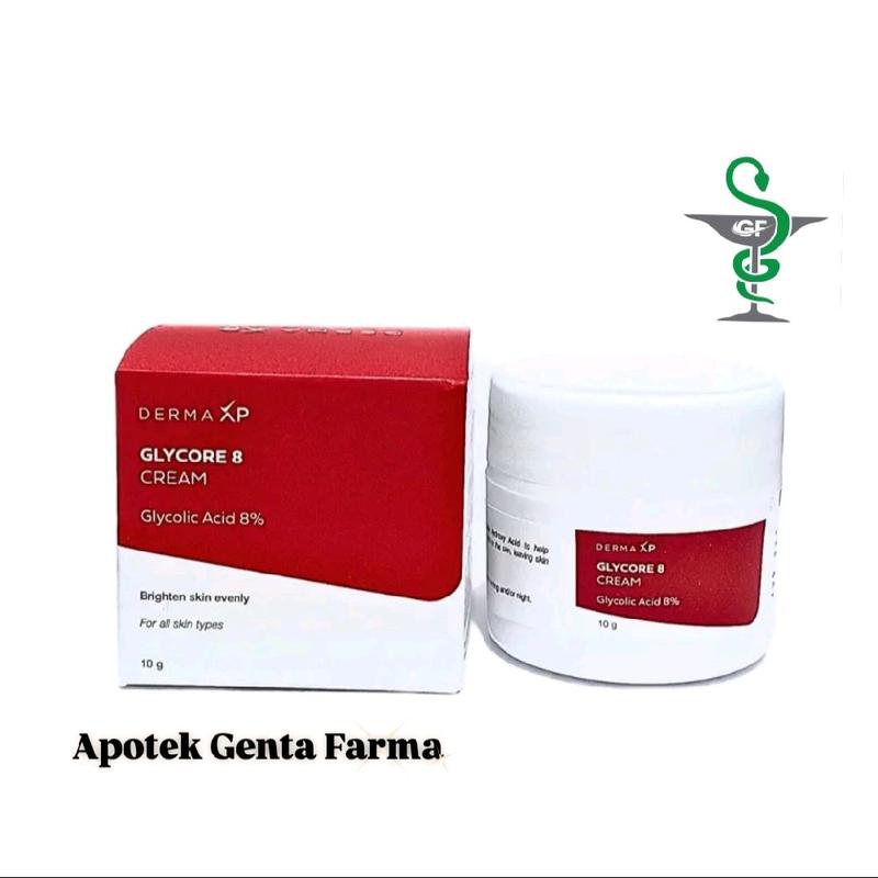 Glycore 8% Cream 10 gram Krim wajah untuk meremajakan kulit ...