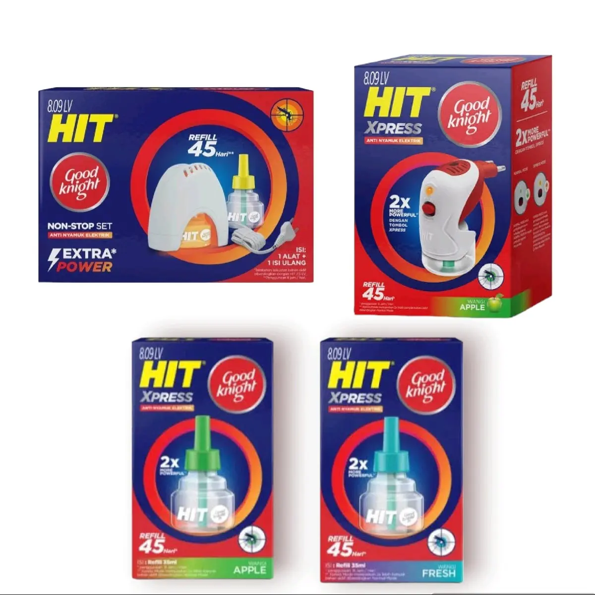 Hit Elektrik Xpress Refill 35ml , Hit Obat Anti Nyamuk Liquid