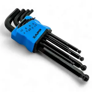 APR JAPAN AP74 KUNCI L SET PANJANG BALL JOINT HITAM Kualitas Merk Tjap Bahan Baja