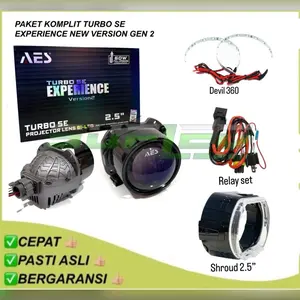 [FLASH SALE] PAKET PNP Biled Bullaes Turbo SE EXPERIENCE VERSION 2 2.5 Inch WST GEN 3 low 60w high 70w