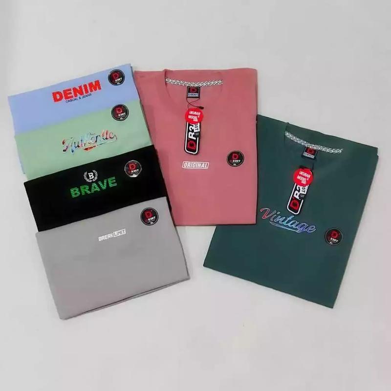 Paket Hemat 4 Pcs 100 Ribu Atasan Pria  Kaos Distro Pria Dan Wanita  Kaos Dalaman Kaos Terbaru Baju Oblong Unisex 0