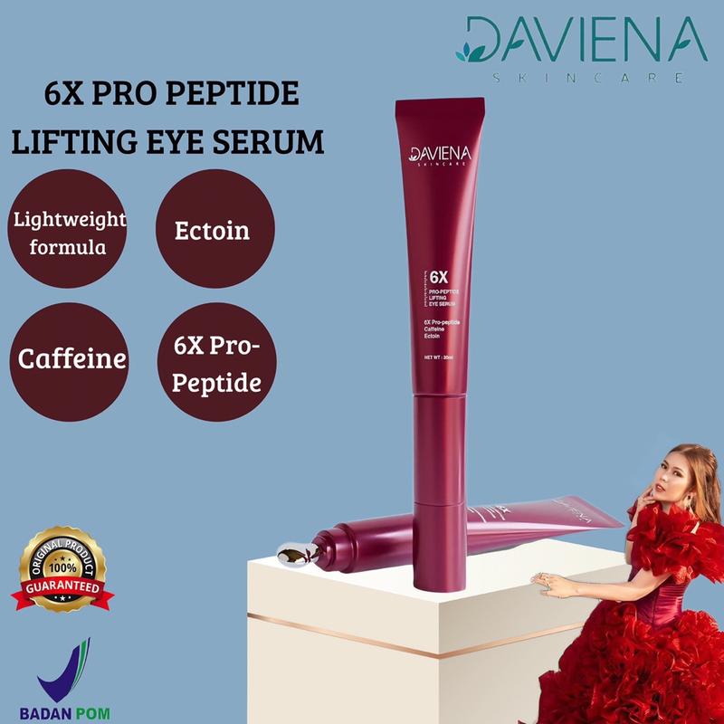 6X Pro-peptide Lifting Eye Serum 20ml | DAVIENA SKINCARE | Mengencangkan| Pemutihan | Kerutan Treatment Acid Wajah 1