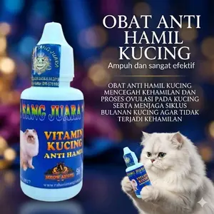 OBAT Anti Hamil Kucing Ampuh Terbukti 30ml