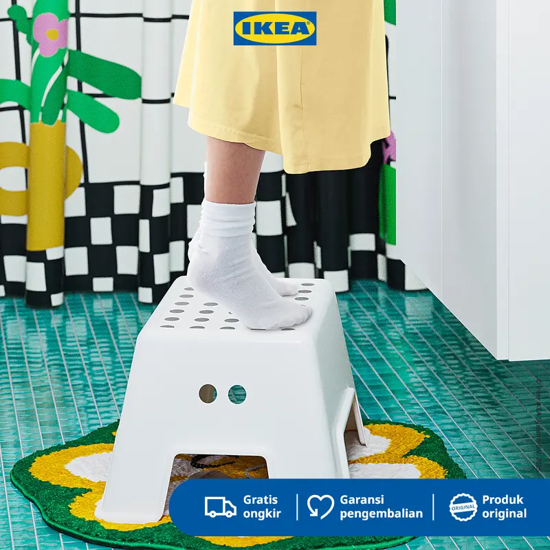 IKEA BOLMEN Bangku Tangga Serbaguna Plastik Furniture 0