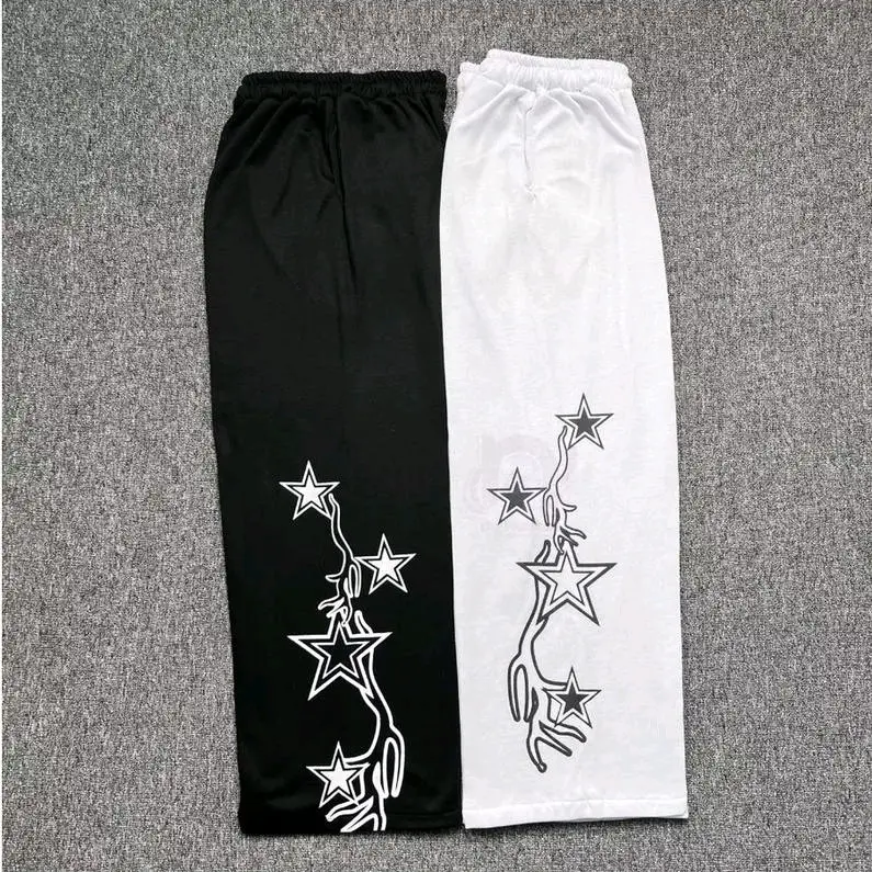BAGGY STAR PANTS CELANA KULOT OVERSIZE Panjang celana skena Wanita Pria Lembut unisex 5