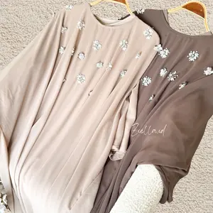 Ziella - Zevana Kaftan 2in1 Outer Kaftan bahan Ceruty Babydoll dan Inner dengan Jersey Adem Nyaman