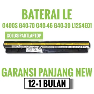 LE Baterai G400S G40-30 G40-45 G40-70 L12L4A02 L12L4E01 L12M4A02 L12M4E01 L12S4A02 L12S4E01