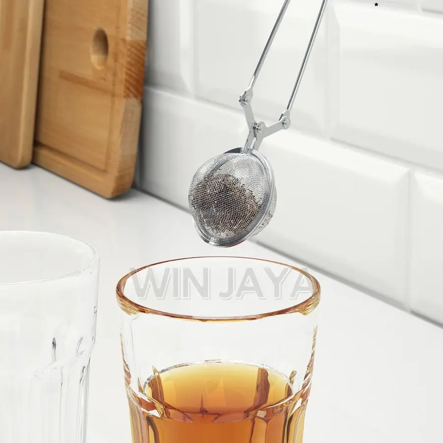 Saringan Teh Bulat Bola Stainless Tea Infuser Bola Tea Infuser Ball Alat Penyaring Teh Stainless