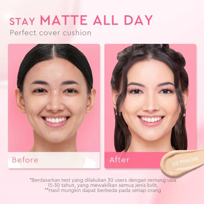 Product Introduction of Glad2Glow Cushion Perfect Cover G2Glow 11g | Foundation Ringan di Wajah Waterproof dan Transferproof 2
