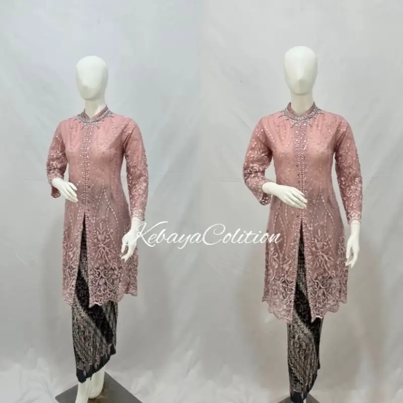 Kebaya Shanghai tille payet / kebaya tunik / kebaya modern 1
