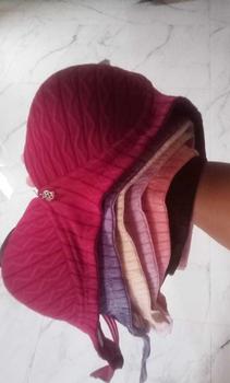 Product Review of Bra Wanita Push Up With Ukuran Big Size Motif Garis Zig Zag Tanpa Kawat Bahan Elastis 3/4 Coverage Lembut Bh Busa Tipis 160 from c**a 0