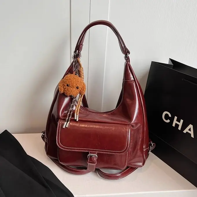 Túi Tote Sức Chứa Lớn, Ba Lô Nữ Mới, Cảm Giác Cao Cấp, Ba Sử Dụng, Túi Đeo Chéo Một Bên Vai