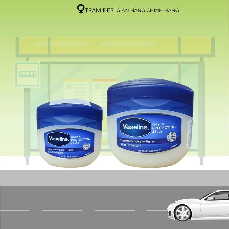  Sáp Hỗ Trợ Dưỡng Ẩm Vaseline Pure Petroleum  50ml 100ml  