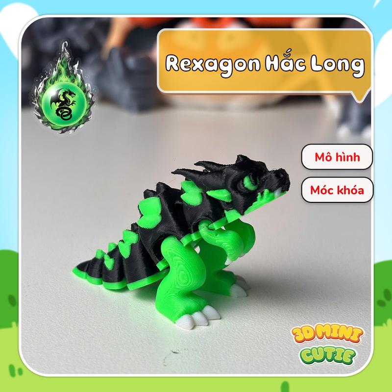 Mô hình mini - Móc khóa mini xoay khớp in 3D nhựa PLA an toàn trưng bày, đồ chơi cho bé Nhiều Mẫu Đa Dạng