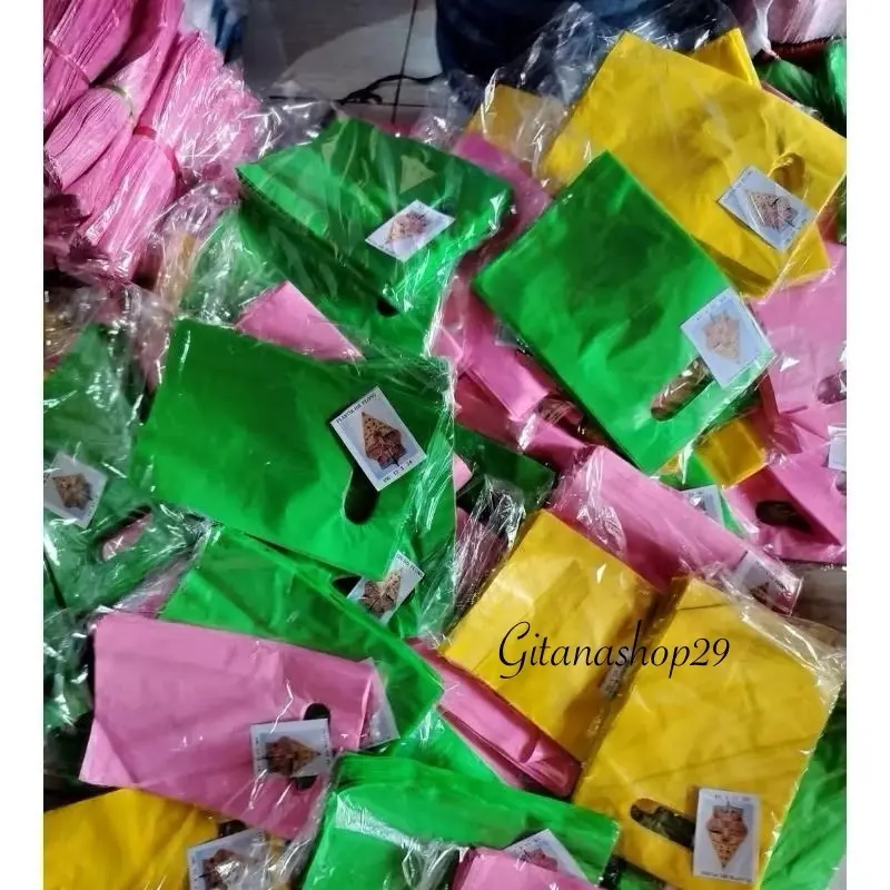 [50pcs] Kantong plastik plong uk. 15x23cm - Plastik souvenir/olshop/packing || isi 50 lembar per pack 1