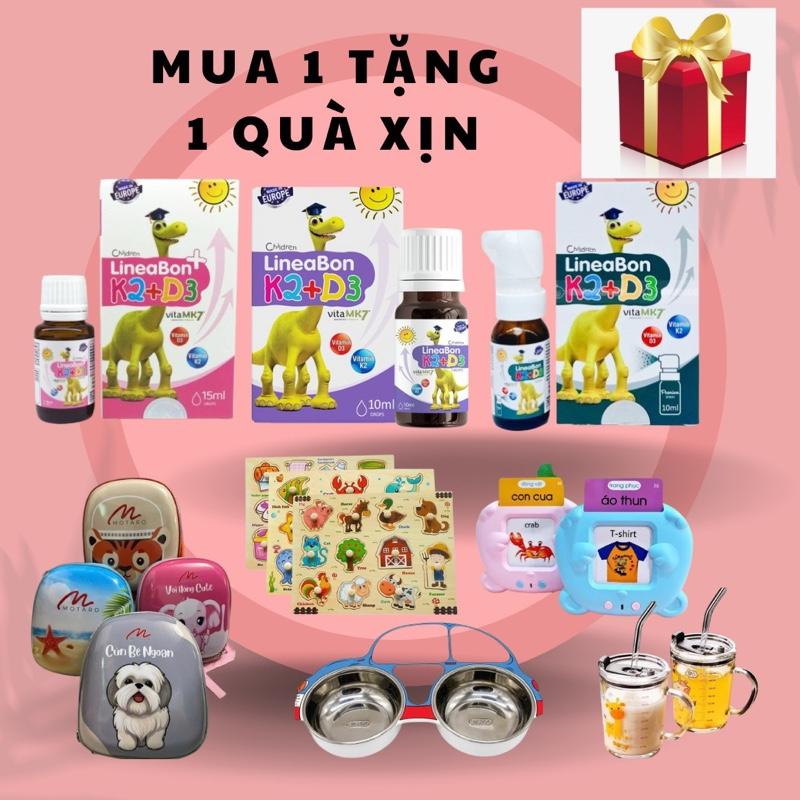 TẶNG 1 TÚI MÙ TRÊN LIVE + 1 QUÀ VITAMIN D3K2 LINEABON NHẬP KHẨU HỖ TRỢ PHÁT TRIỂN CHIỀU CAO CỨNG CÁP XƯƠNG có tem d3k2 tinh Cho Bé